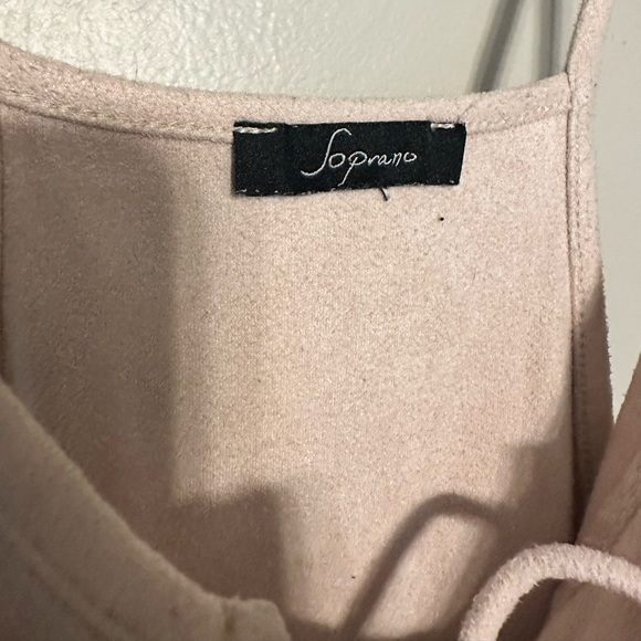 Suede lace up tank - Picture 5 of 5